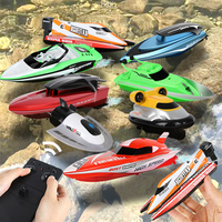 Funing 2.4G Rc Speed Boat Remote Control Ship Bath Tub Electric Water Toy for Boy Kid Children Swimming Pool Speedboat Submarine