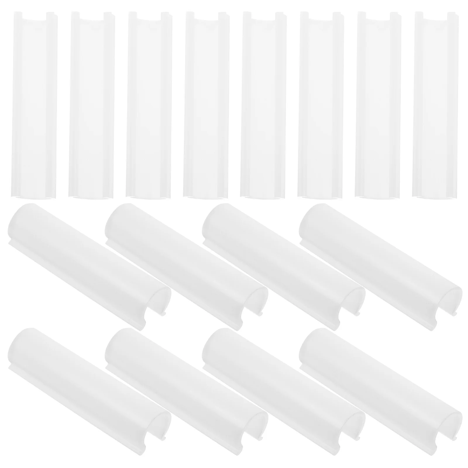 

32 Pcs Greenhouse Pipe Clamps Plastic Supplies Garden Clips PVC Film Heat Resistant Firm Sun Gardening Farmers Growing