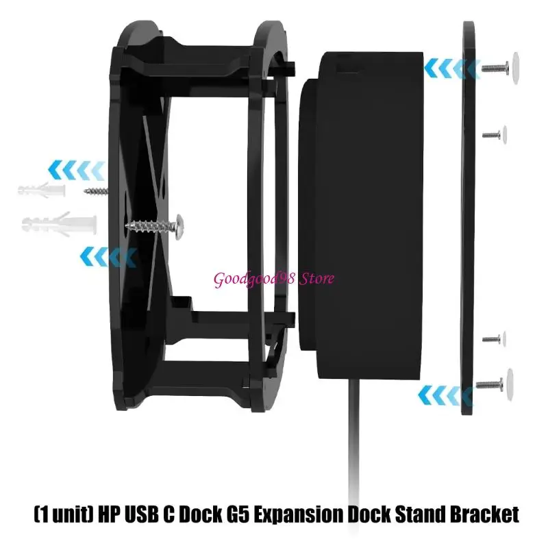 Acrylic Dock Mount for Desk Use and Home Office Table Storage 