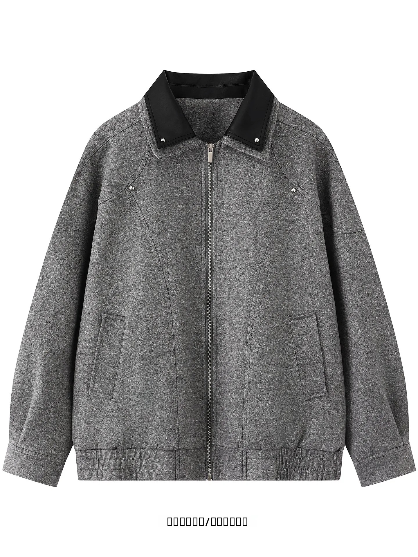 

Куртка Secret ID в стиле ретро с двойным воротником, свободного кроя, молодежная, осенне-зимняя, с длинными рукавами