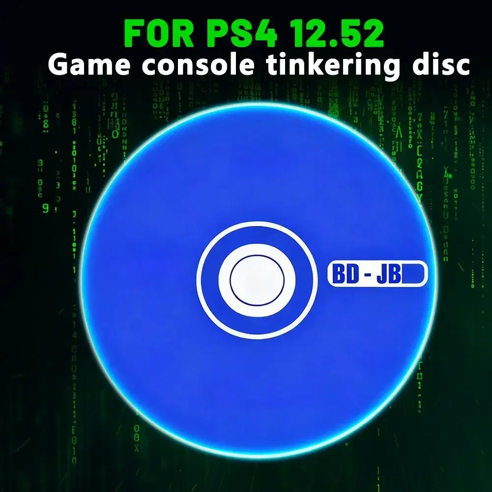 PS4 Jailbreak Gold Disc (FW 9.00-12.52), Bootable Eject Payload for Homebrew & Backup Games