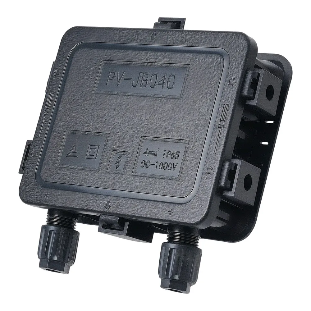 PV-JB04C Solar Panel Junction Box Compatible with 180W to 300W PV Modules and Certified IP67 for Outdoor Photovoltaic Use