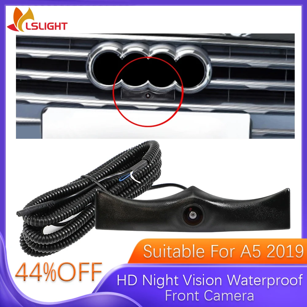 Car Front View Camera For Audi A5 2019 OEM HD Night Vision Waterproof Camera Auto Electronics Accessories