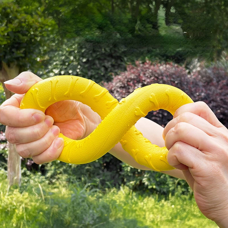 Dog Toys Pet Flying Discs Training Ring Puller Anti-Bite Floating Interactive Supplies Dog Flying Disk Toys Aggressive Chewing ๏ปฟ