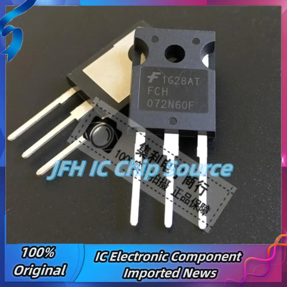 5PCS-10PCS FCH072N60F  MOS TO-247 600V 52A Best Quality Stock
