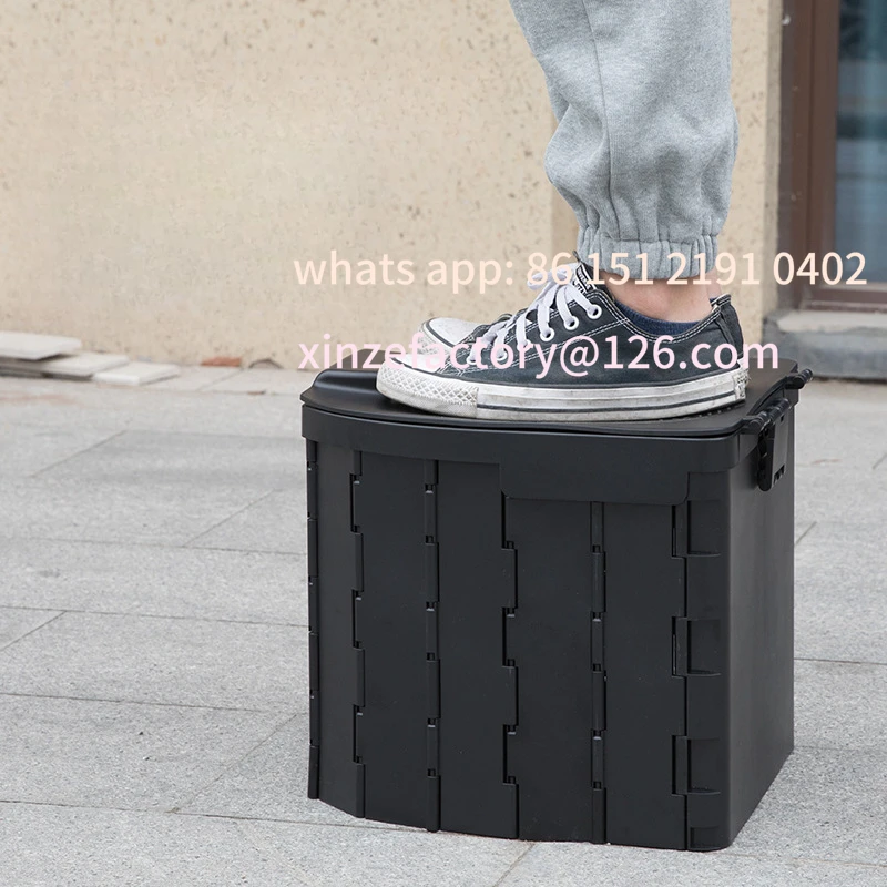 

Customizable Portable Toilet for Outdoor Camping Travel Lightweight Plastic Mobile Toilet Commode Carry Bag Perfec