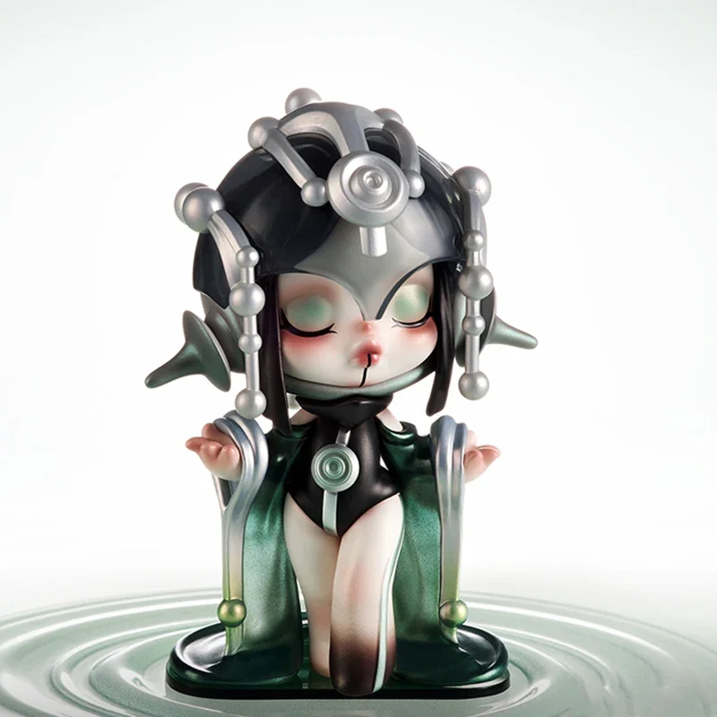 POP MART SKULLPANDA Die Sound Serie Blind Box Spielzeug Kawaii Anime Blind Box Action Figur Überraschung Mystery Box Puppen Mädchen Geschenk