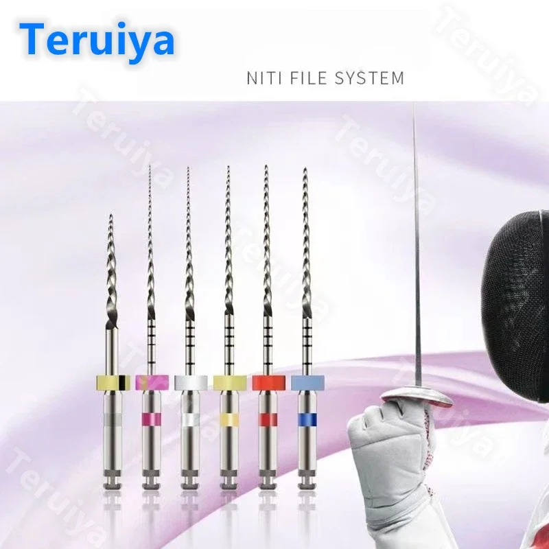 SOCO Plus Platinum Edition Dental Engine Use Large Taper Root Canal Files Endodontic Treatment 6Pcs