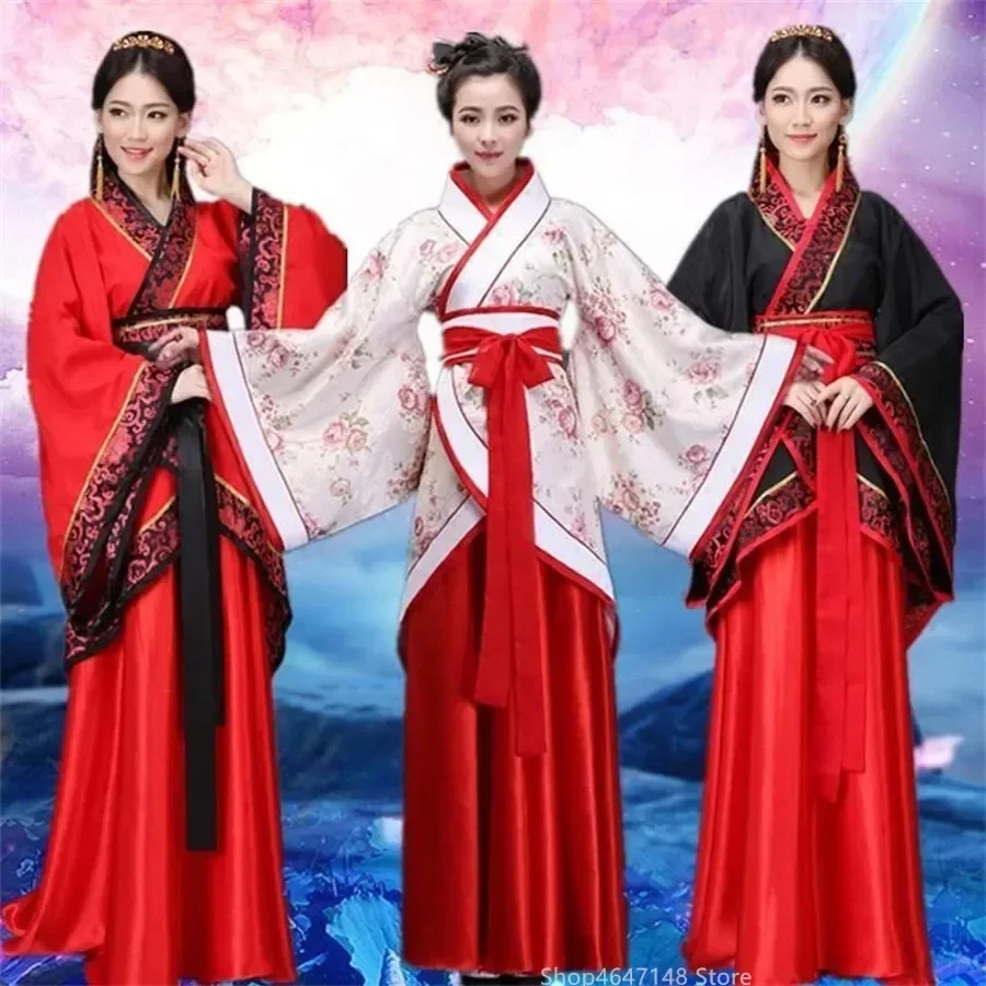 Chinese Traditional Dress Women Hanfu Cosplay Costume Hanbok Tang Dynasty Performance Clothing Robe Chinoise Femme view 2