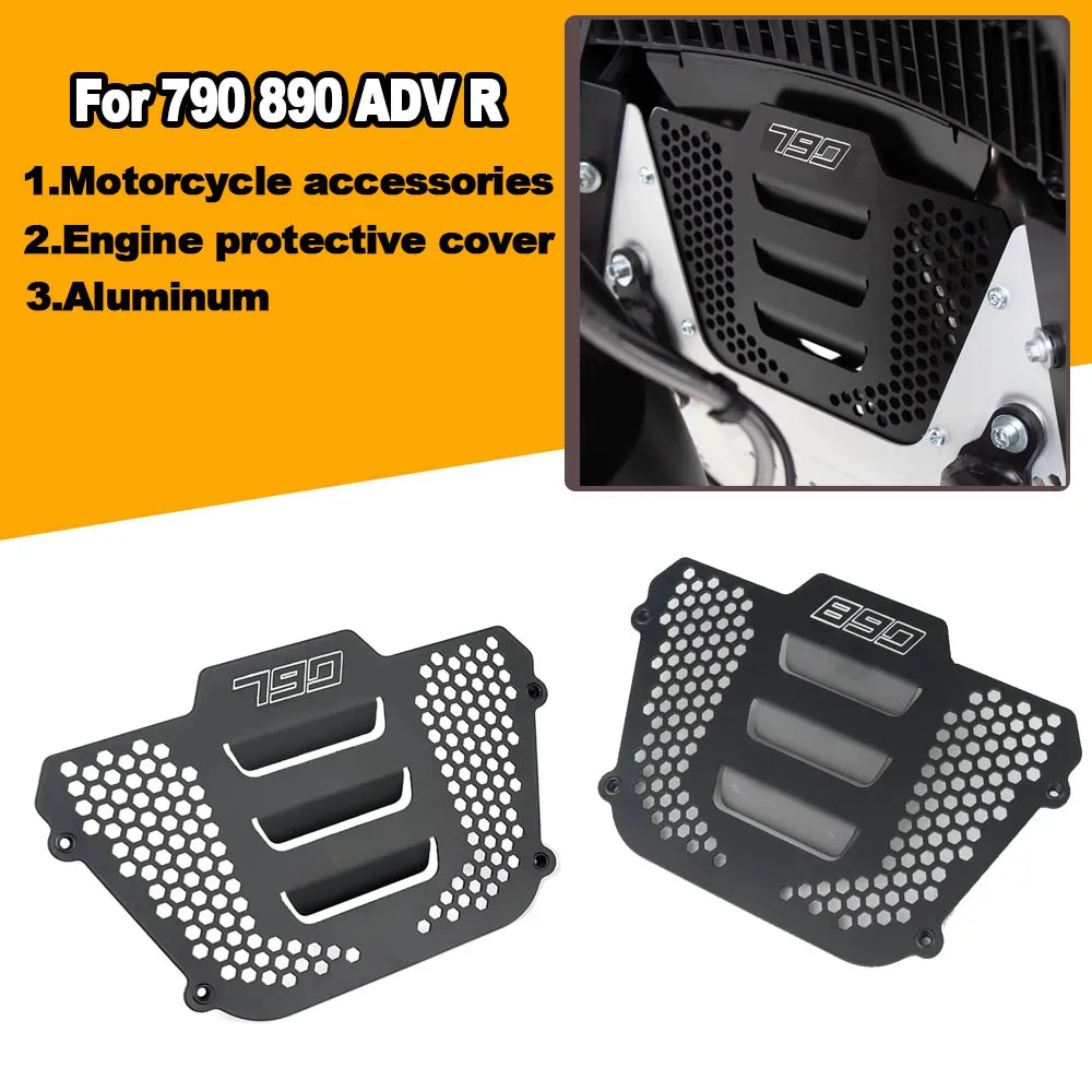 

﻿For 790 890 ADV 790 890 Adventure R/S 2020 2021 2022 2023-24 NEW Motorcycle Accessories Radiator Grille Guard Cover Protector