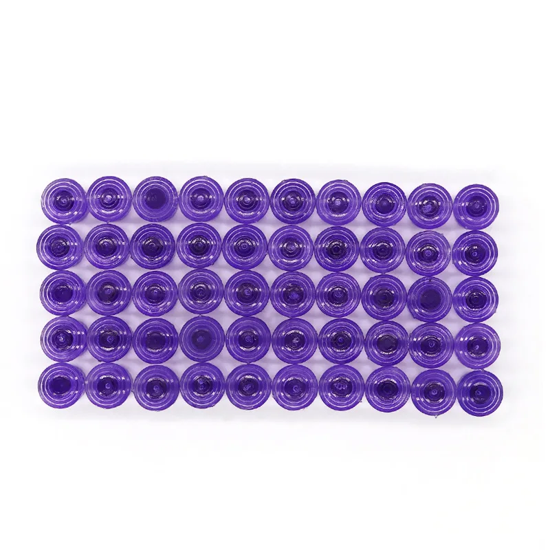 50Pcs Automobile dent repair pull-out sheet concave-convex plastic gasket hail pit special plastic tool disc body restoration