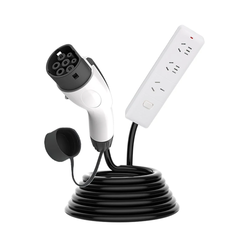 WUFEN AUS Exclusive Electric Car Type2 Discharger V2L Adapter Cable 16A 3.5kw 220v V2H EV Discharger For IEC 62196 Type BYD Cars