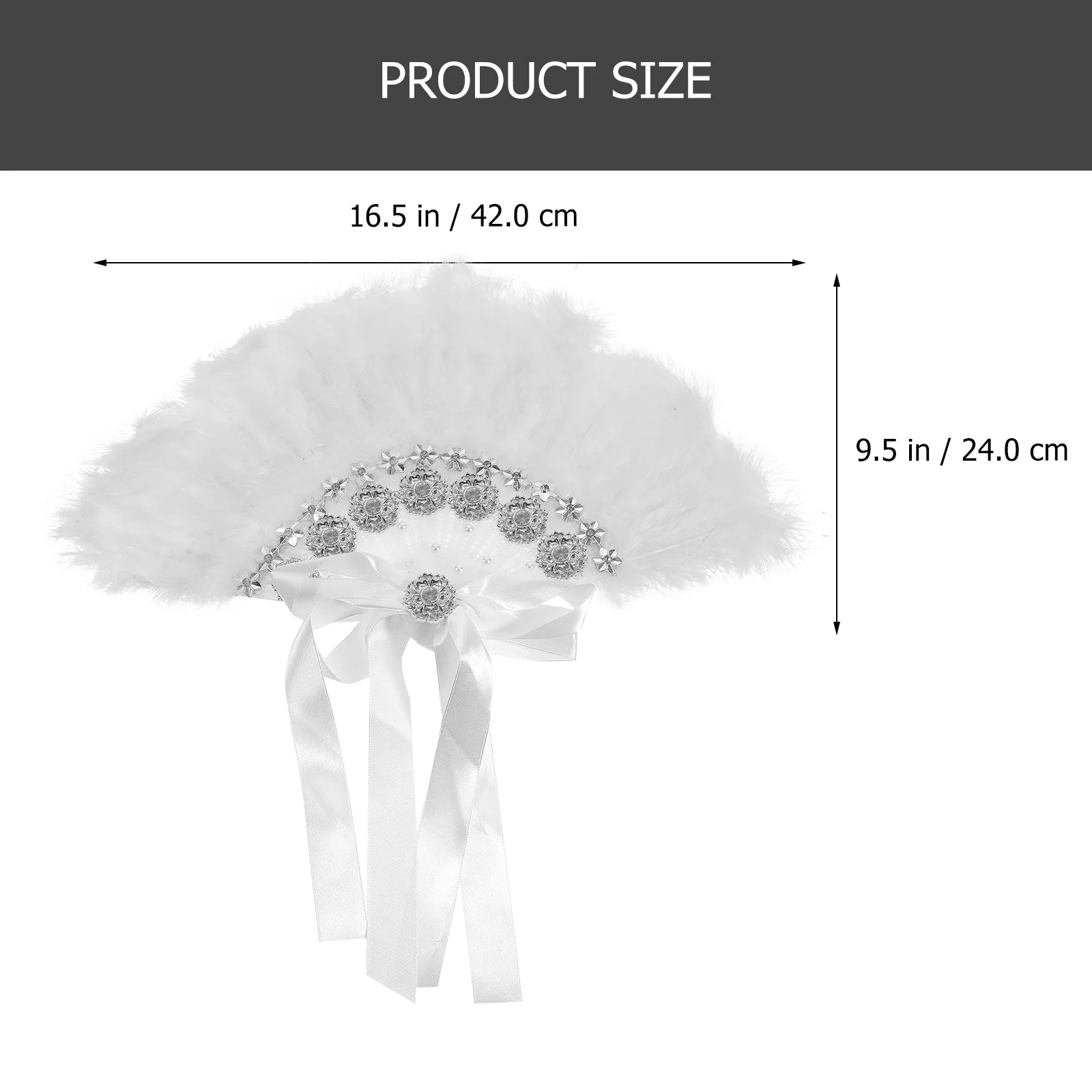 Hand Fan Bridal Dancing Rinstones Flapper Folding Held Wall Hanging Handmade Decor Flowers Bride