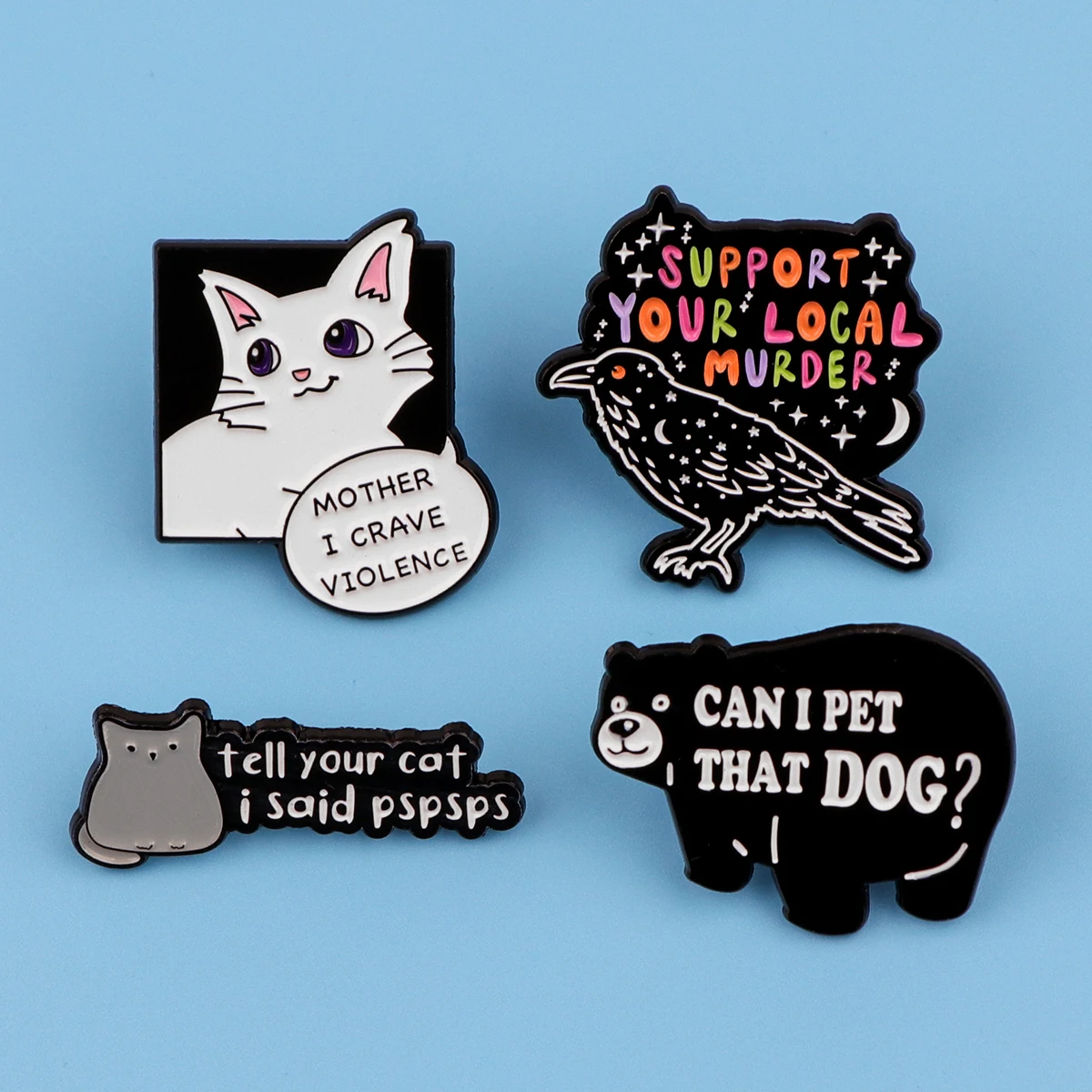 Cute Animals Enamel Pins Metal Cartoon Brooch Backpack Hat Bag Collar Lapel Badges Men Women Fashion Jewelry Collection Gift