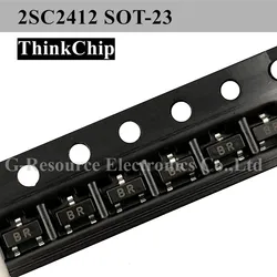 (100 sztuk) 2SC2412 C2412 SOT-23 SMD kryształ trioda tranzystor NPN (oznaczenie BR)