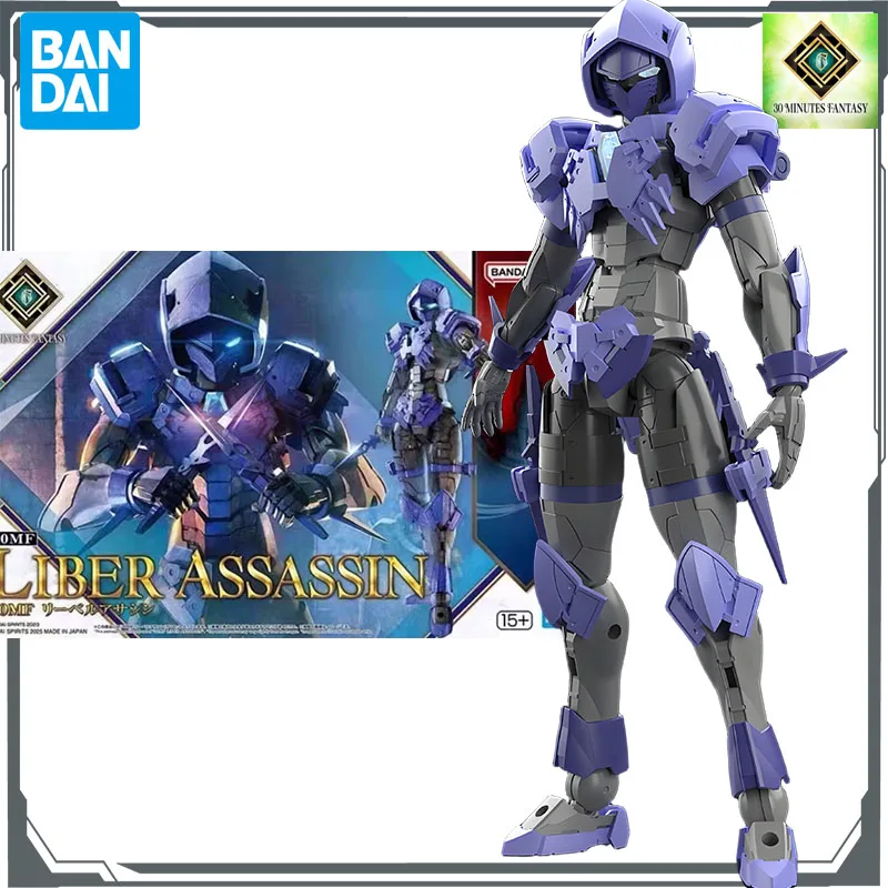Bandai – KIT de modèles originaux GUNDAM, 30 minutes, fantaisie OMF LIBER ASSASSIN & ASSASSIN rose, figurine d'action Anime, jouets à assembler