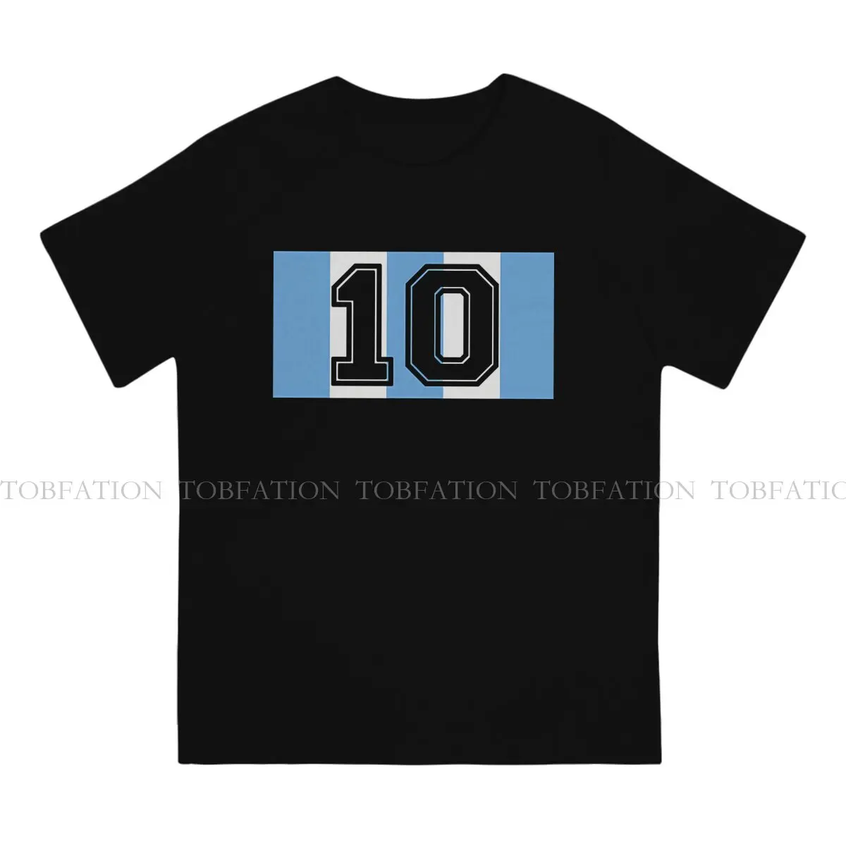 Diego10 Argentina Flag Hip Hop TShirt Maradona Creative Tops Leisure T Shirt Male