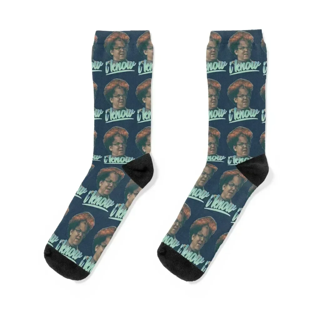 Dr Steve Brule I Know Socks Hiking boots winter luxury gifts Boy Socks Women's