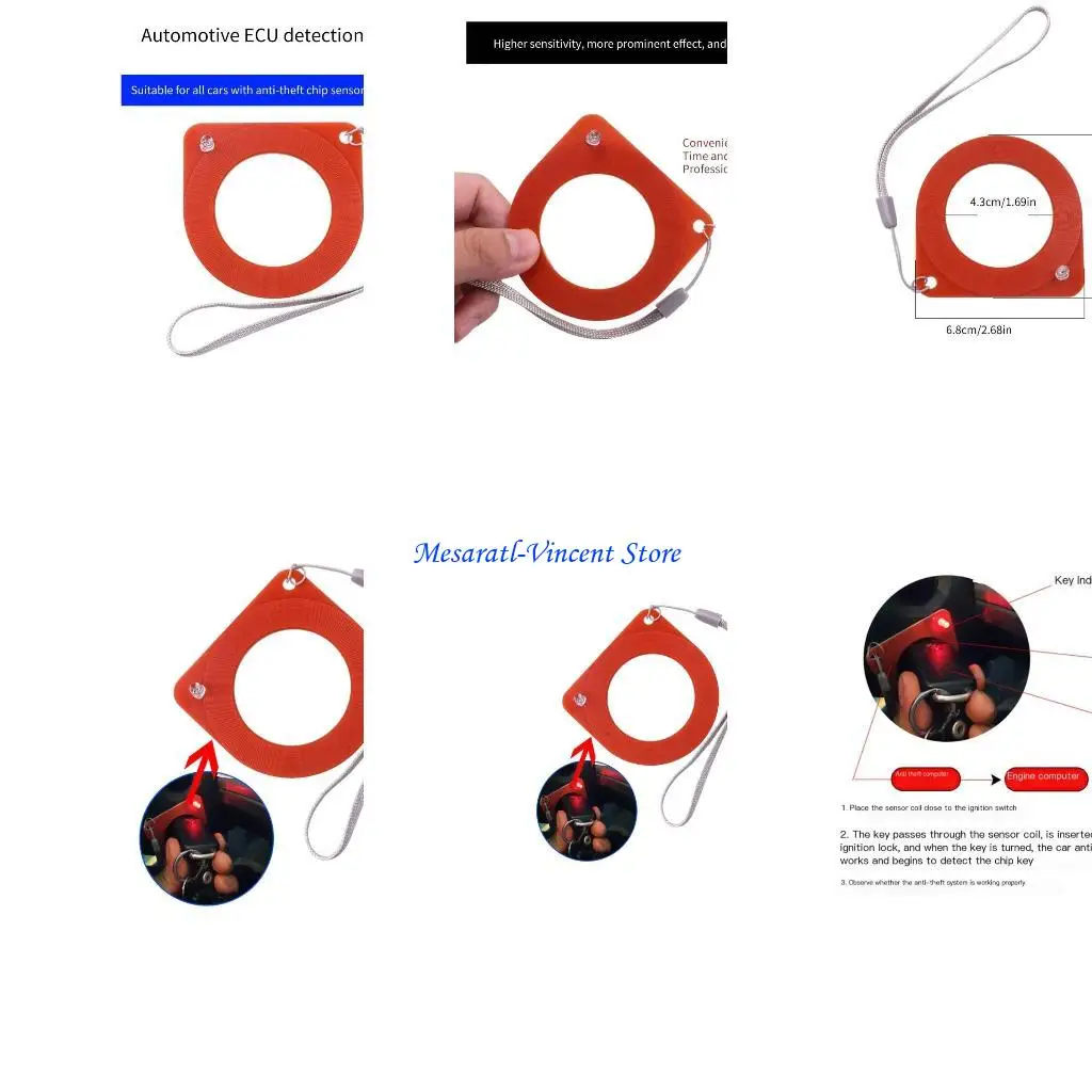 

A70F CAR Ключевая тестовая катушка CAR Ключевая карта детекторов катушки чип -катушки