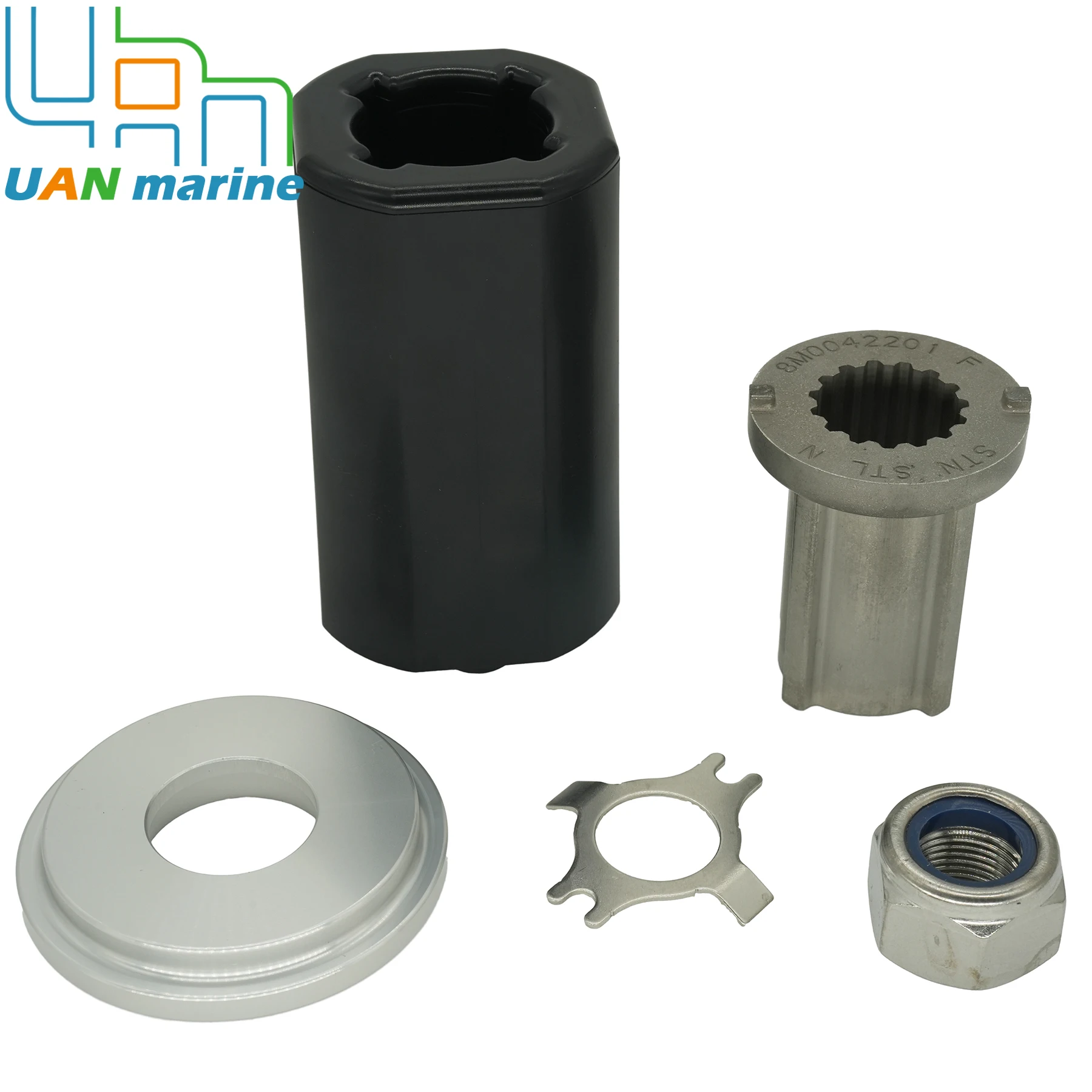 835257Q1 Flo-Torq 2 Hub Kits for Mercruiser Alpha One Bravo 1 Mercury Mariner Boat Outboard Motors 60 To 300 HP 8M0150152