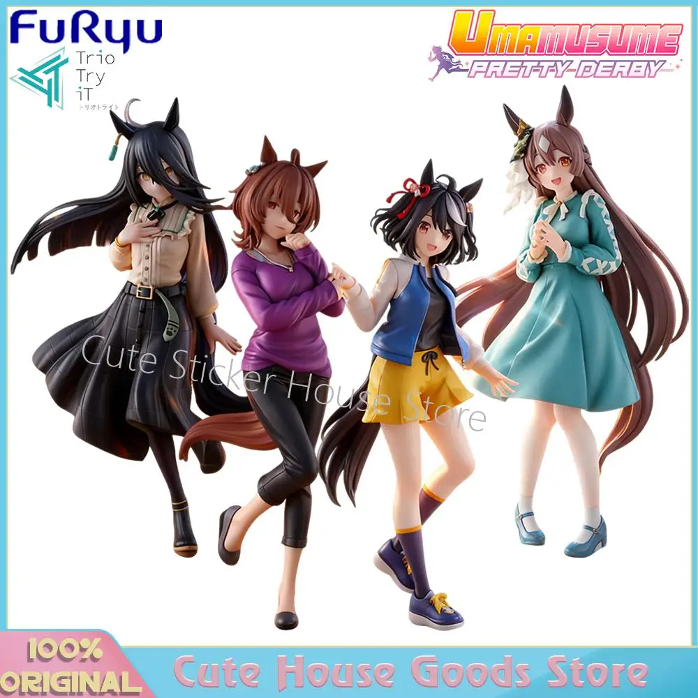[Auf Lager] Original Furyu Trio-Try-It Umamusume: Pretty Derby Manhattan Cafe Agnes Tachyon Kitasan Black Satono Diamond Figures