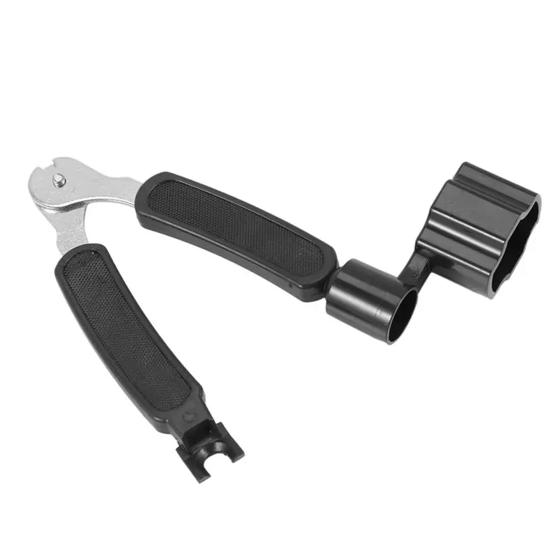 TUREBG 5X Black 3 in 1 Multifunction Guitar String Winder String Cutter Pin Puller