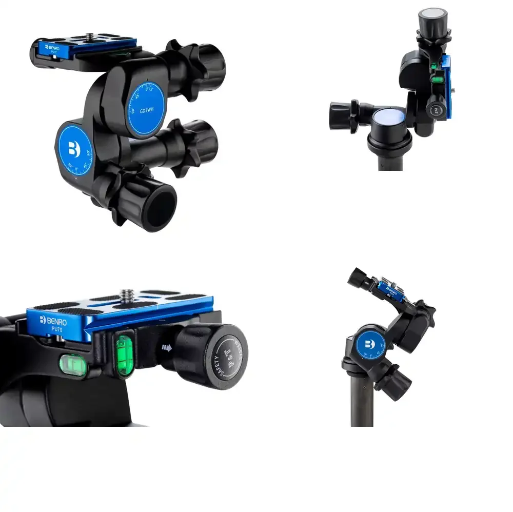 

Benro GD3WH 3 Way Geared Head Camera Stabilizer for Slr Precision Movement Camera Ball Head Tripod Head Gimbal Stabilizer