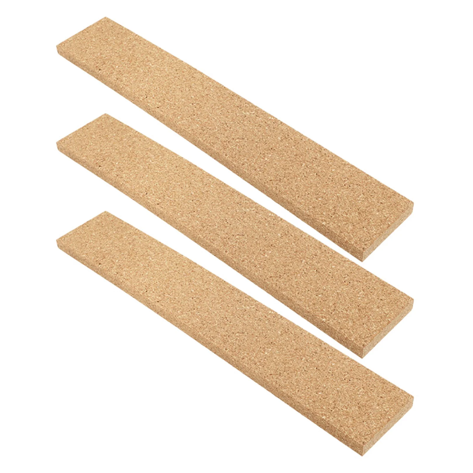 3 قطعة قضبان نشرة لاصقة شرائط ذاتية اللصق لمكتب المنزل شرائط الحائط الطبيعية بدون إطار لوحة الفلين البلاط الفلين السميك #5