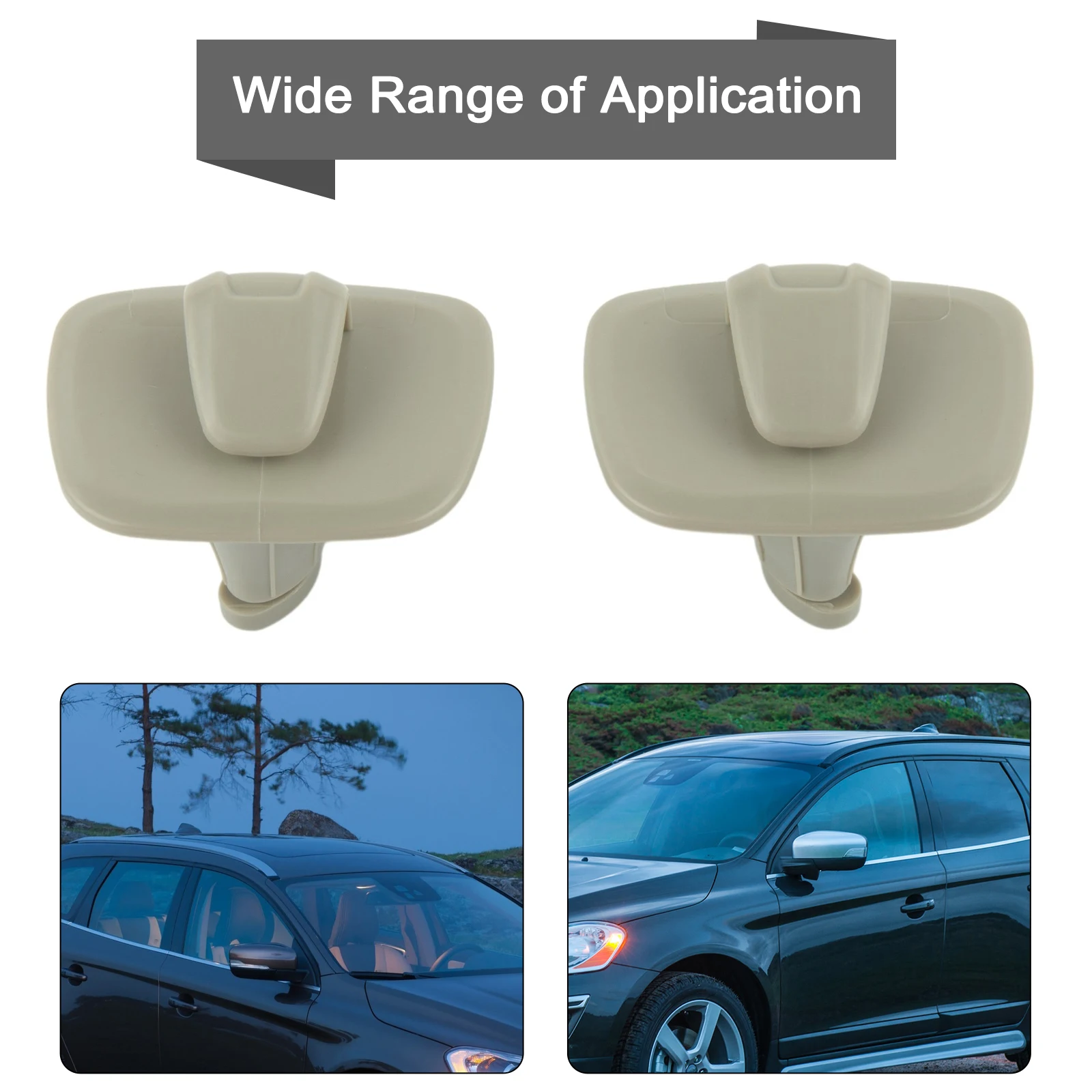 

Car Accessories Hanger Hook ABS Beige Black Gray 15-20 Models XC90 16-20 S90 16-20 V90 Hot 2PCS/2PACK Brand New