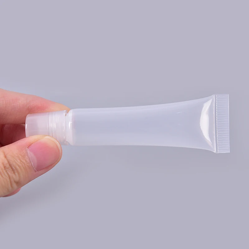 ‘20Pcs 8ml Empty Lipstick Tube Lip Balm Soft Makeup Squeeze Clear Lip Gloss