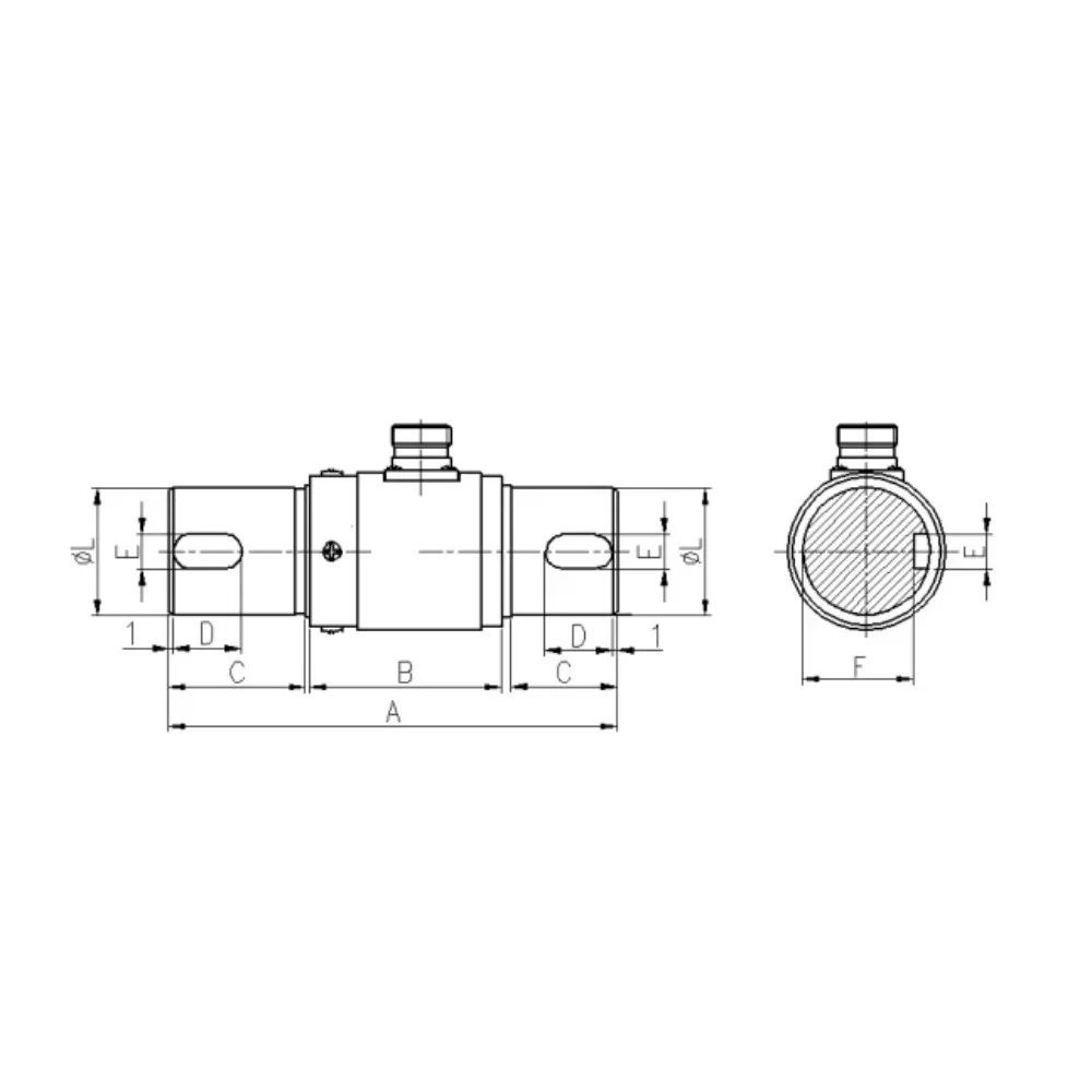 Two-axis static torque sensor, static torque sensor