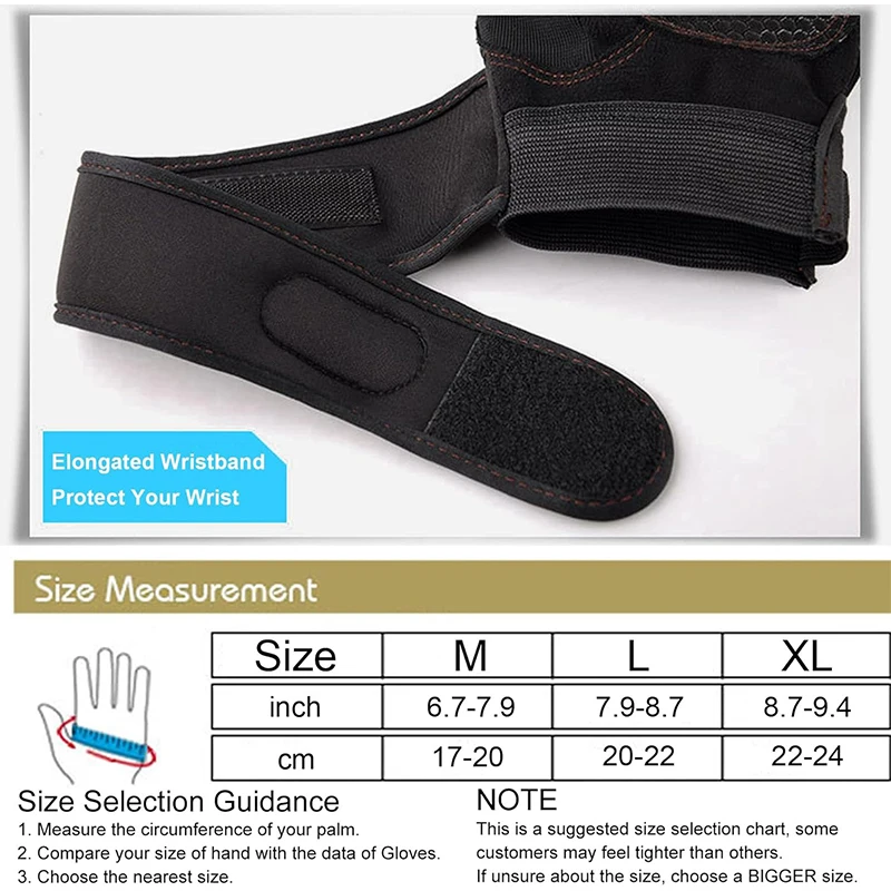 Fitness Half Finger Gloves Men And Women Wrist Guard Sports Dumbbell Riding Non Slip Horizontal Bar Exercise Training image 6