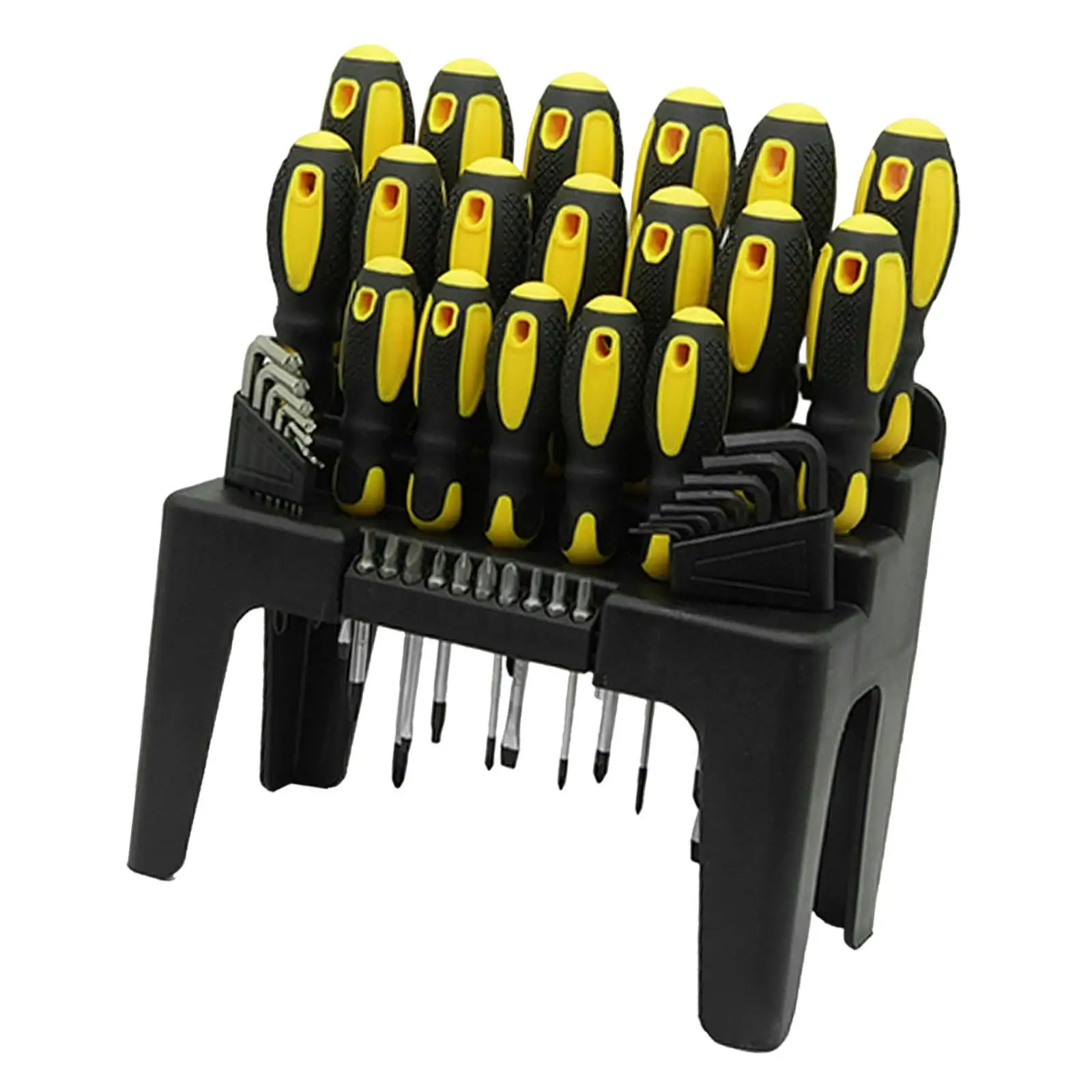 44 Piece Screwdriver Set Hand Tools High Performance Practical with Rack