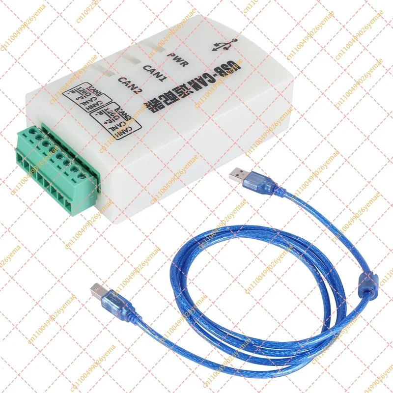 New CAN Bus Analyzer USBCAN-2A USB to CAN Adapter Dual Channel Compatible for   CANOpen J1939 ZLG