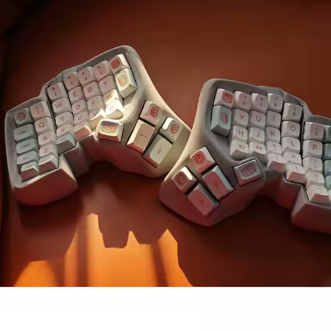 Redox Manuform Split Mechanical Keyboard Kit Wired Type-C Hot-Swap Custom Handmade Ergonomic 72key Office Gaming Keyboard VIAL