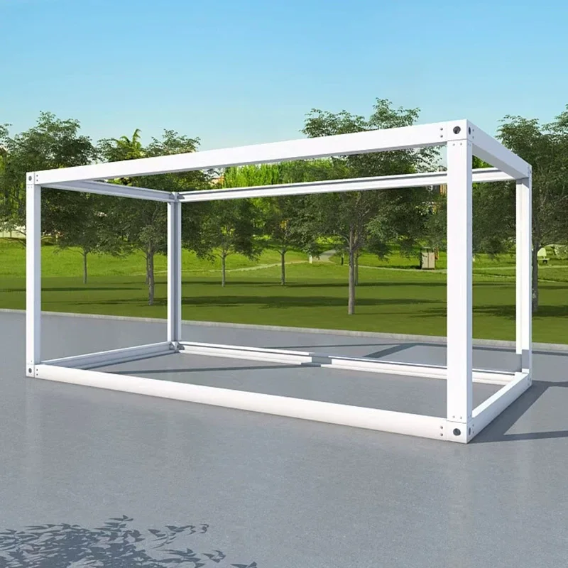 Corner head doors and windows fireproof rock wool wall panel simple assembly color steel plate activity
