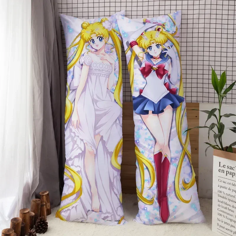 180cm Sailor Moon Dakimakura Pillowcase Hugging Body Pillow Core Sexy Japan Anime Game Pillowcase Otaku Pillow Cover