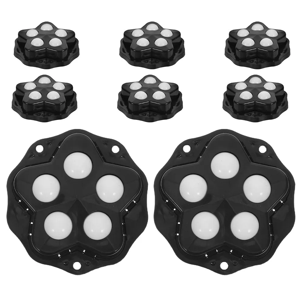 8Pcs Self Adhesive Castor Wheels 360 Degree Swivel Heavy Load Capacity for Kitchen Appliances Coffee Machines Countertop