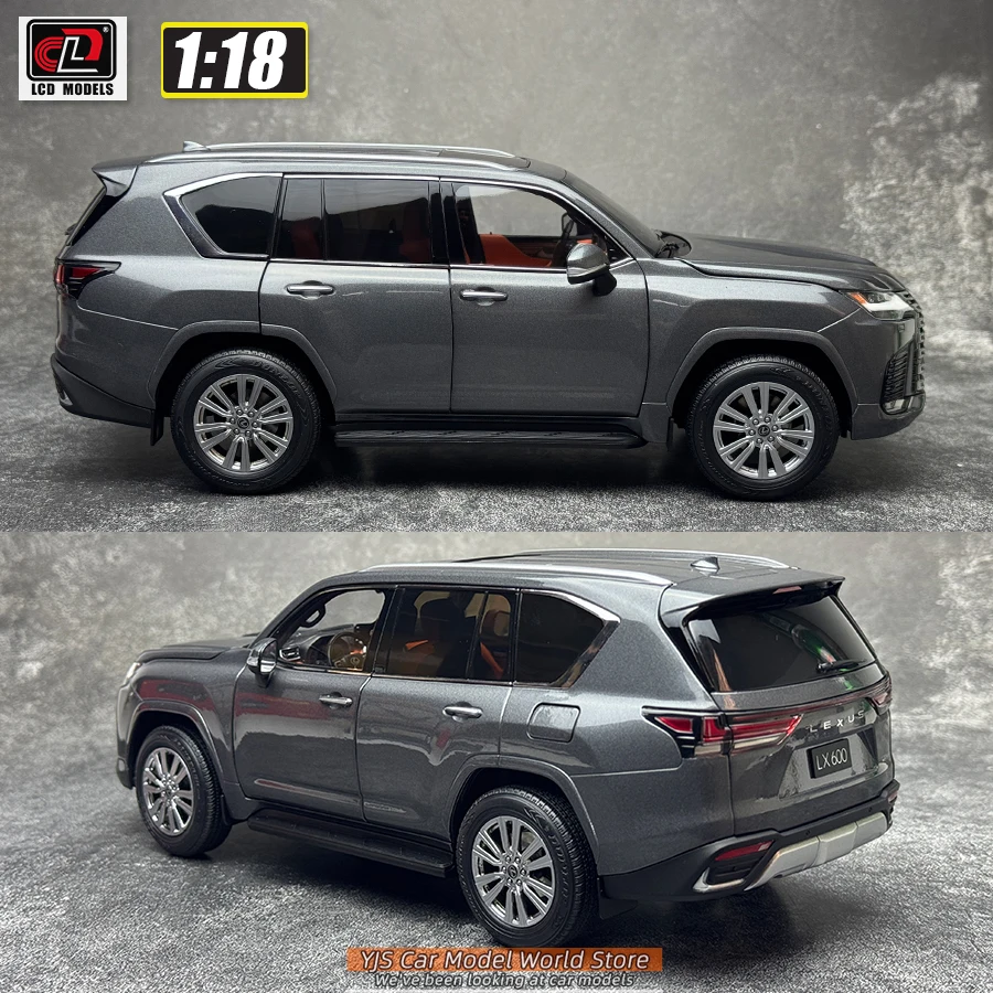LCD Die-cast car model 1:18 Scale Lexus LX600 SUV car model static