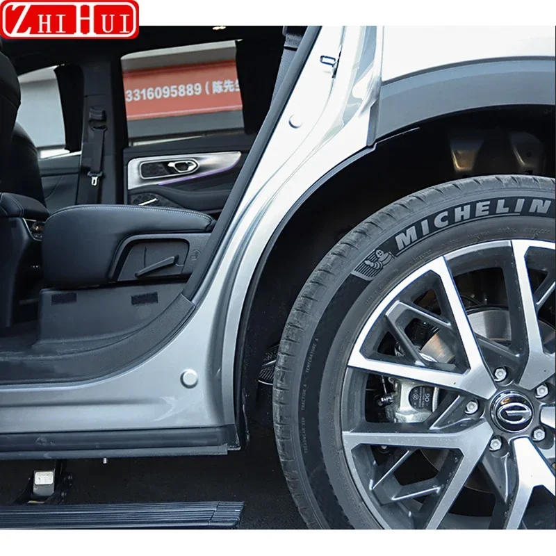 For Trumpchi GAC GS8 2nd Gen 2023 2024 Car Mudguards Plastic Fender Cover Rear Wheel Linining Mud Flaps Guard Cover Accessories