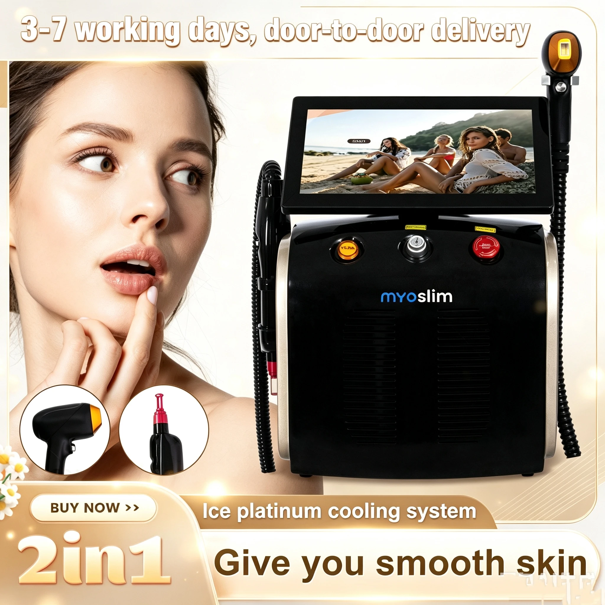 Macchina per la rimozione dei - Industrial Laser Hair Removal Machine recensione e prezzo