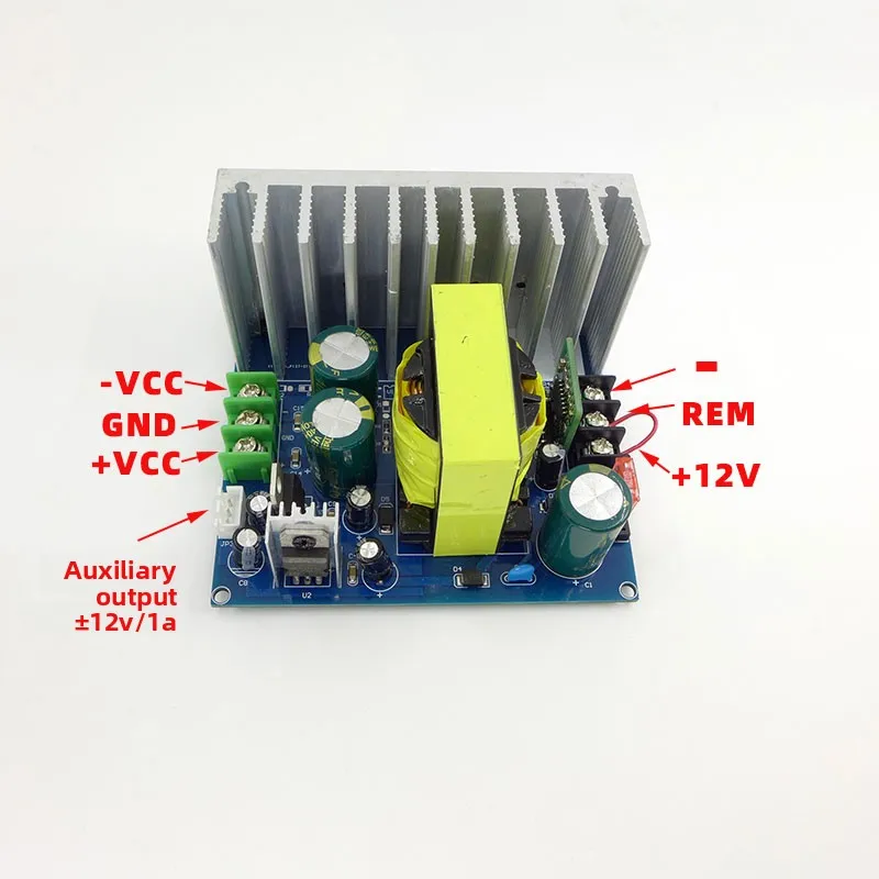 Dc battery single 12v to positive and negative 33v45v38v55v62v73v high power amplifier boost dual power supply board