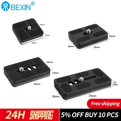 BEXIN Universal Plate for Tripods  Quick Release Plate for Compact Cameras for Arca Digital Camera Tripod Heads  fast pu plate