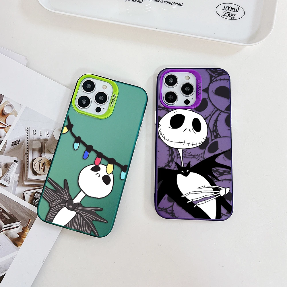 The Nightmare before Christmas custodia per telefono per OPPO A15 A17 A31 A37 A38 A55 A57 A58 A74 A76 A78 A94 A98 4G 5G TPU Cover rigida per PC