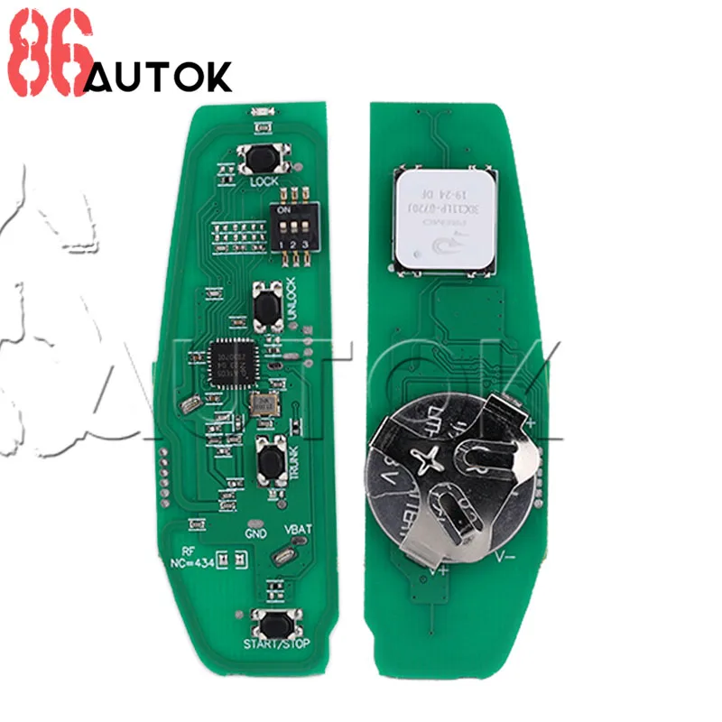 Auto Smart Remote Key 433,92 MHz ID46 Chip für Byd Qin Plus DM-I Qin Plus EV Yuan plus Song Keyless Go K2TF4-41A-F4AT Autos chl üssel