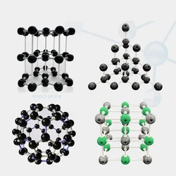 Chemical molecular crystal structure model Structure model Ball-stick proportional model Chemical experimental equipment,1Piece