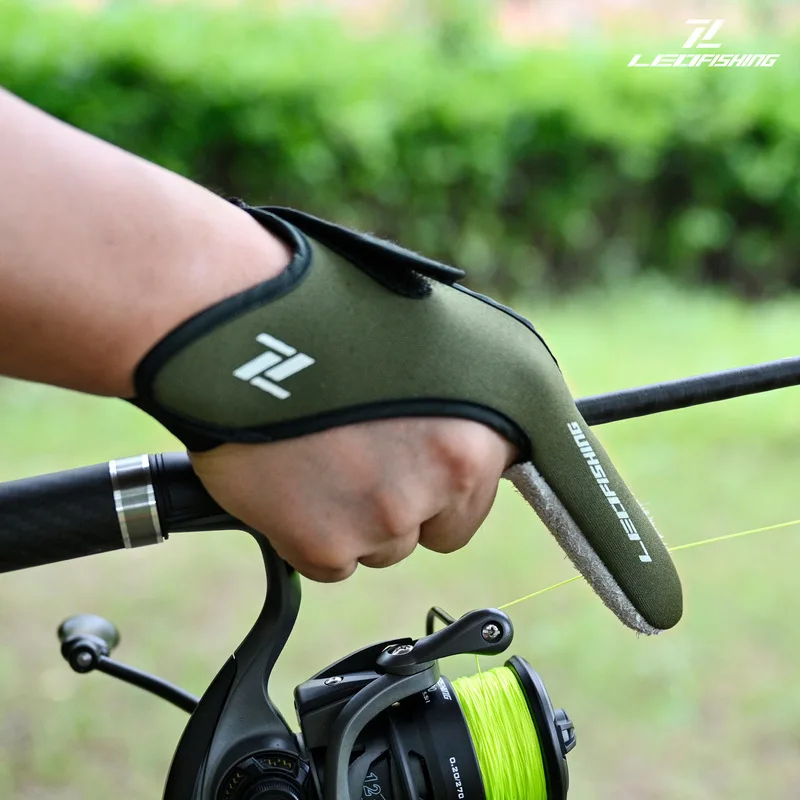 Fishing rod long-distance casting finger protector, cowhide anti-cut casting finger guard, fishing gear
