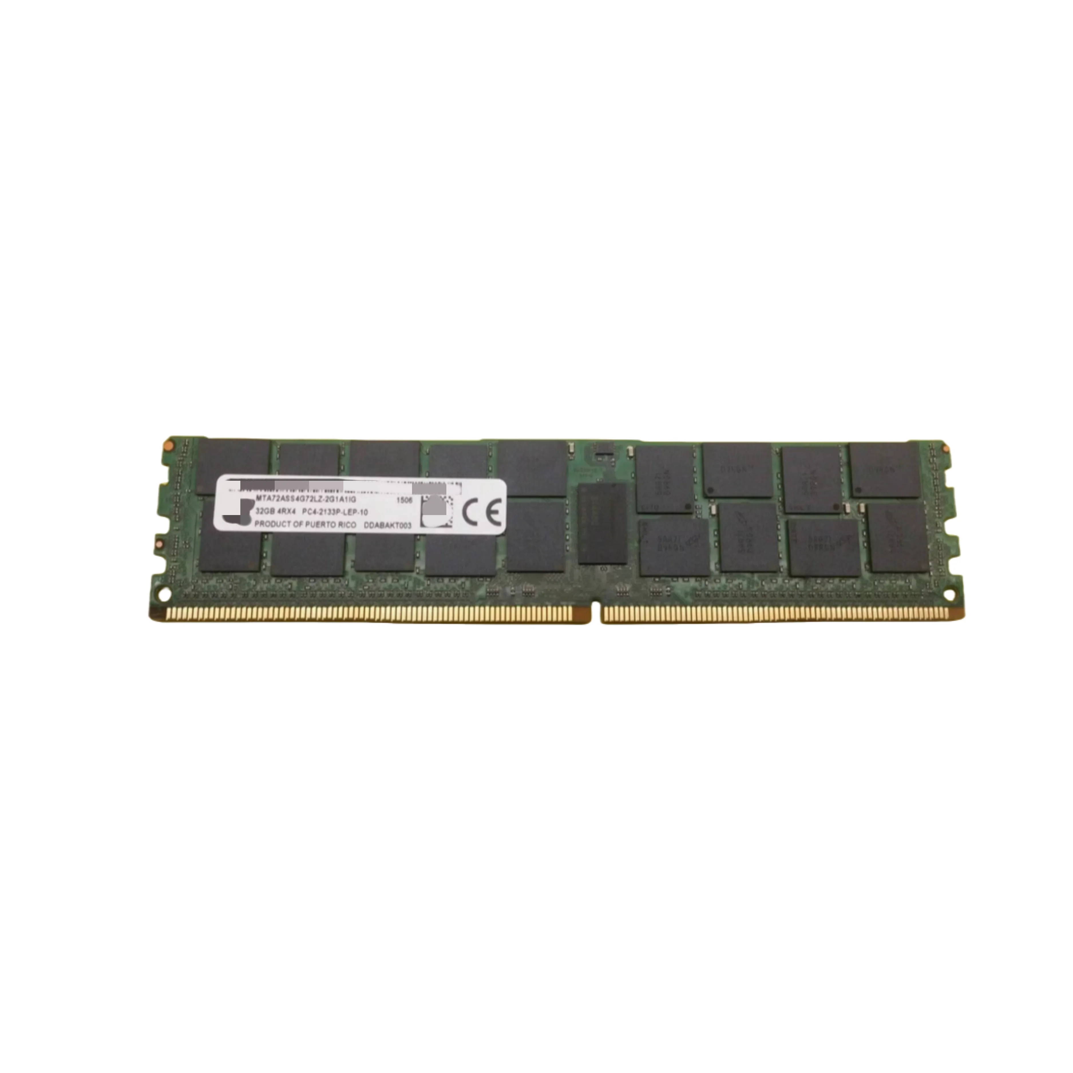 

MTA72ASS4G72LZ-2G1A1 32G 4DRX4 PC4-2133P-LRDIMM