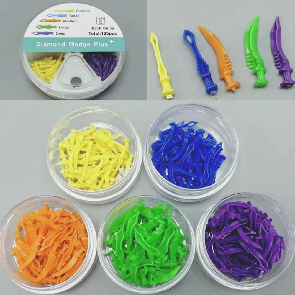 

Adaptive Diamond Surface Wedges for Posterior Teeth Matrix Band Placement and Class II Cavity Restoration