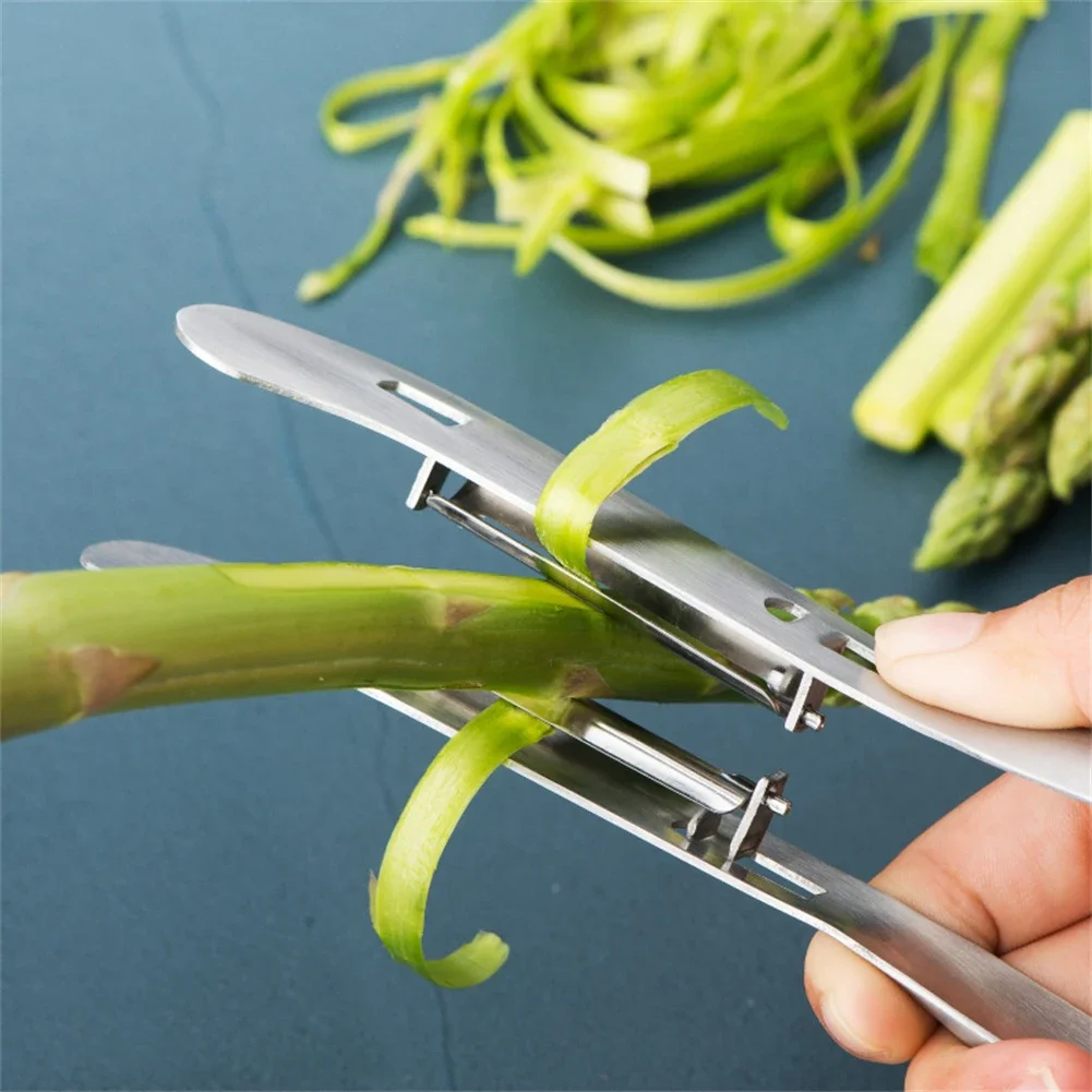 Stainless Steel Asparagus Peeling Yam Peeling Cucumber Fruit Vegetable Peeler For Peeling Asparagus Carrots Parsnip